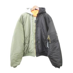 VETEMENTS ×Alpha Industries  22AW スプリット ボンバージャケット リバーシブル
