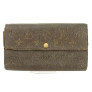 モノグラム ポシェットポルトモネクレディ M61725 二つ折り 長財布 ブラウン