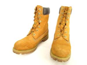 TB012281 8インチ ワーク ブーツ ヌバック レザー 9.5 キャメル