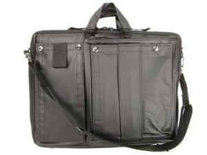 DIME K.YAMAGUCHI ダブルネーム ブリーフケース ビジネスバッグ PVC 黒 ブラック