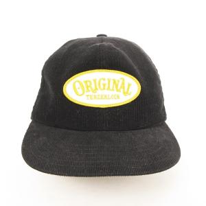 T-TRUCKER CAP CORDUROY トラッカーキャップ ワッペン パッチ スナップバック 帽子 コーデュロイ ブラック