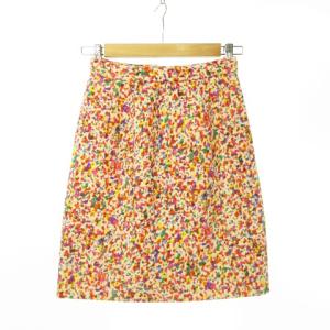 スカート 総柄 M ウール マルチカラー AD1991 GS-05054M  