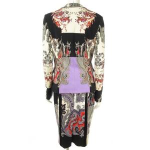 ETRO セットアップ スーツ ペイズリー 総柄 ジャージー素材 2つボタン ジャケット