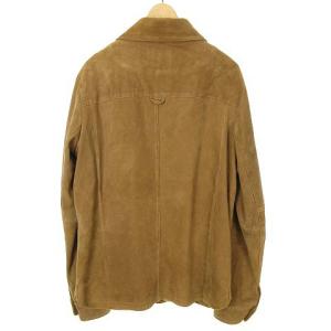 EMMETI ゴートスキン スウェード ジャケット ブルゾン ビームス取り扱い 48 ベージュ キャメル