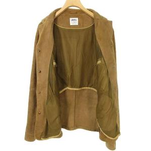 EMMETI ゴートスキン スウェード ジャケット ブルゾン ビームス取り扱い 48 ベージュ キャメル