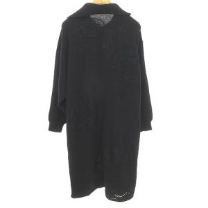 GIANNI VERSACE 80s ヴィンテージ ウールニットワンピース 2 ダークネイビー