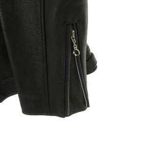 AVIREX OILYCOW TRACKER JACKET レザートラッカージャケット ライダースジャケット ブラック