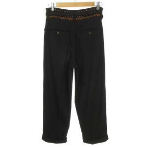 BED J.W. FORD 21SS ストレートトラウザー パンツ ブラック