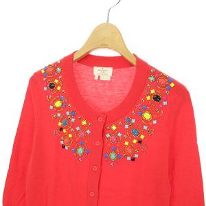 kate spade new york コットンニットカーディガン S ピンク