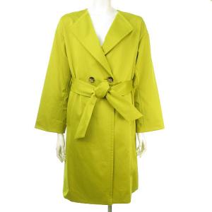 ノーカラートレンチコート イエロー