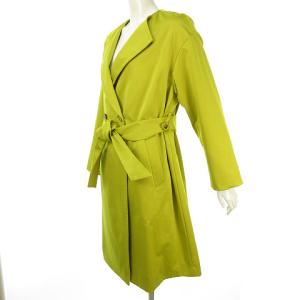 Grace Class ノーカラートレンチコート イエロー
