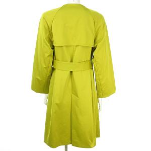 Grace Class ノーカラートレンチコート イエロー