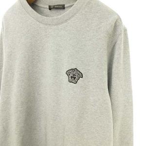 VERSACE 19SS A81925S ベーシック メデューサ スウェット シャツ トレーナー トップス L グレー