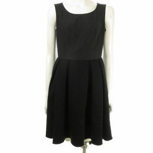 ノースリーブドッキングワンピース ブラック 40