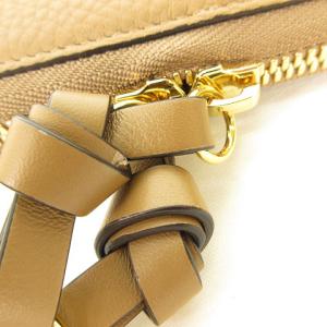 Chloe ALPHABET LONG WALLET  長財布 ラウンドファスナー ライトブラウン