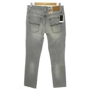 Nudie Jeans NJ1000297 grim tim Pale Lead デニム パンツ ジーンズ スリム スキニー ストレッチ 34 グレー系