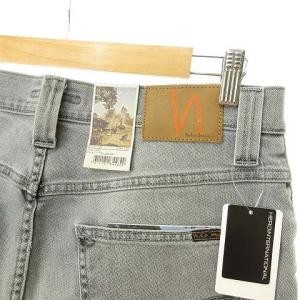 Nudie Jeans NJ1000297 grim tim Pale Lead デニム パンツ ジーンズ スリム スキニー ストレッチ 34 グレー系