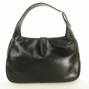 GUCCI ジャッキー シェリーライン オールレザー 2way ブラック