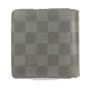 LOUIS VUITTON ダミエグラフィット ポルトフォイユ マルコ N62664 二つ折り財布 ブラック
