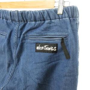 WILDTHINGS WT060042-BV スウェット デニム クライミング パンツ ボトムス M インディゴ