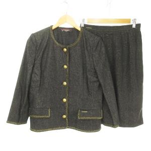 FASHION シルクデニムセットアップ 11AR ブラック