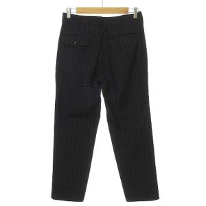COMME des GARCONS HOMME AD2004 スラックス ストライプ トラウザー ボトムス S ネイビー