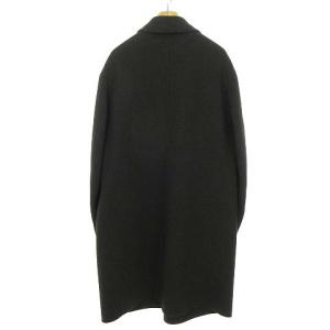 Ermenegildo Zegna ダブルフェイス カシミヤ ウール チェスター コート 54 XL チャコール