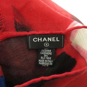 CHANEL 16S エアライン ストール カシミヤ シルク 青