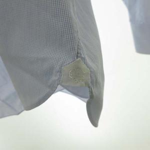 LUIGI BORRELLI ホリゾンタルカラー ドレスシャツ ワイシャツ 格子 チェック 長袖 40