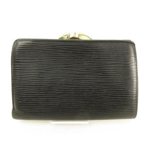 LOUIS VUITTON エピ ポルトモネ ビエ ヴィエノワ ノワール M63242 財布 2つ折り がま口 ブラック