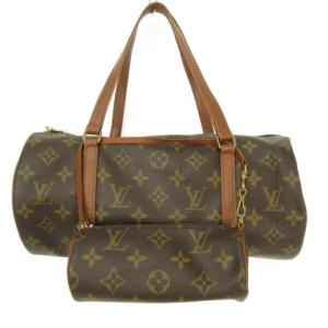 M51365 モノグラム パピヨン30 GM ハンドバッグ ブラウン