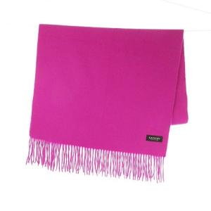 COLLECTION コレクション カシミヤ ストール ショール フリンジ 大判 マフラー レッドパープル