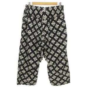 FUMITO GANRYU COMME des GARCONS AD2011 ペイズリーイージーサルエルパンツ M ブラック