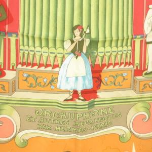 HERMES ORGAUPHONE ET AUTRES MECANIQUES パイプオルガンと機械仕掛けの楽器 カレ 90 オレンジ