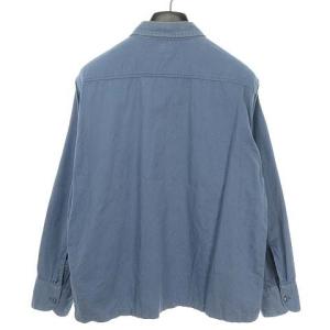 TENDERLOIN ロングスリーブワークシャツ M ブルー