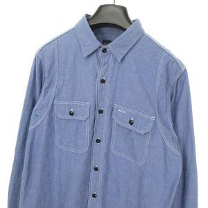 TENDERLOIN T-CHAMBRAY SHT M ブルー