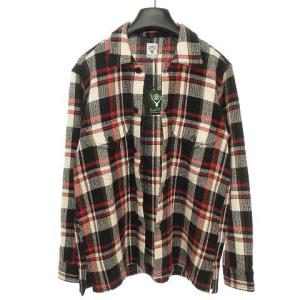 South2 West8 JO812 Smokey Shirt Plaid Pique 21AW スモーキー シャツ XS