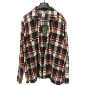 South2 West8 21AW  JO812 Smokey Shirt Plaid Pique M