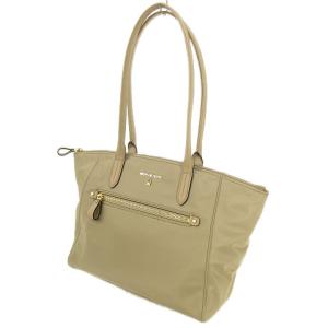 MICHAEL KORS NYLON KELSEY ナイロンレザートートバッグ ベージュ