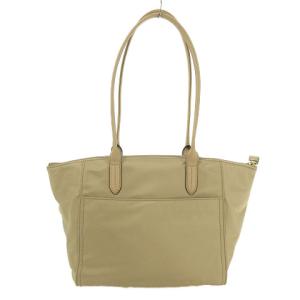 MICHAEL KORS NYLON KELSEY ナイロンレザートートバッグ ベージュ