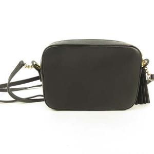 FURLA EMMA ミニショルダーバッグレザー ブラック