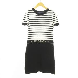 Border Knit One-piece ボーダー ニット ワンピース 38