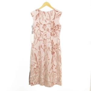 Grace Class ワンピース ベルベットジャガード フラワー柄 タグ付き ピンク