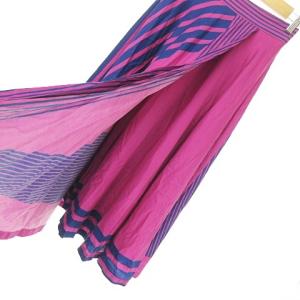 Diagram GRACE CONTINENTAL スカート レジメンタル ストライプ ボーダー ラップ調 ロング 36 ネイビー レッドパープル