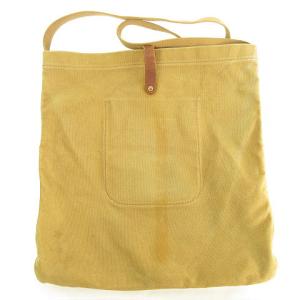 RRL トートバッグ ヴィンテージ加工 厚手キャンバス イーグル プリント ブラウン