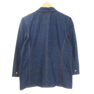 LEONARD FASHION シルクデニム セットアップ パンツスーツ ジャケット 15AR パンツ