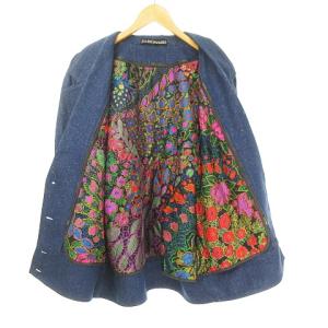 LEONARD シルクデニム セットアップ ワンピーススーツ サイズ違い2点セット 2wayジャケット 中綿入り花柄ライナー付き 11R 半袖ワンピース