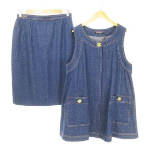FASHION シルクデニム セットアップ スカートスーツ 11AR スカート