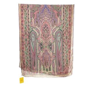 ストール レーヨンカシミヤ 総柄 マルチカラー