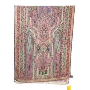 ETRO ストール レーヨンカシミヤ 総柄 マルチカラー